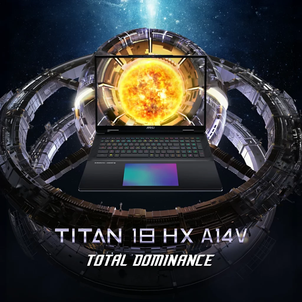 MSI Titan 18 HX A14V 2024 oyun noutbuku